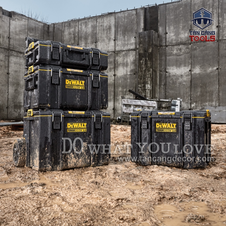 Thùng Đựng Đồ Nghề Bánh Xe Kéo DeWalt DWST83295-1 ToughSystem 2.0 Chuẩn IP65 - Ảnh 5