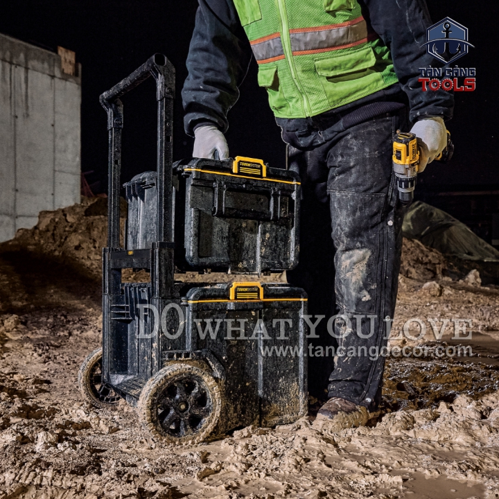 Thùng Đựng Đồ Nghề Bánh Xe Kéo DeWalt DWST83295-1 ToughSystem 2.0 Chuẩn IP65 - Ảnh 6