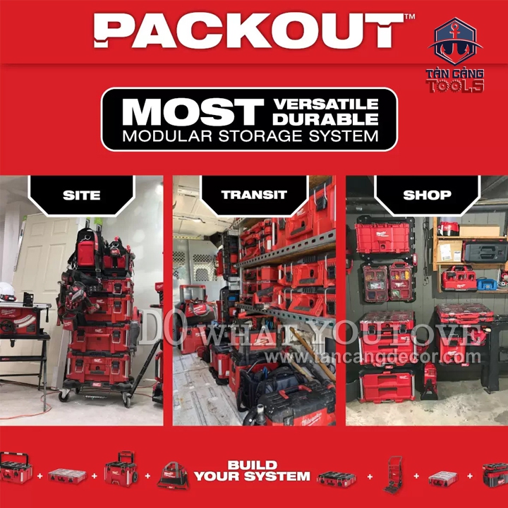 Hộp Đựng Linh Kiện Tiện Ích 10 Chi Tiết Milwaukee Packout 48-22-8431 - Ảnh 7