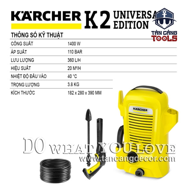Alternative view of Máy Xịt Rửa Xe Cao Áp Karcher K2 Universal Edition 1400W