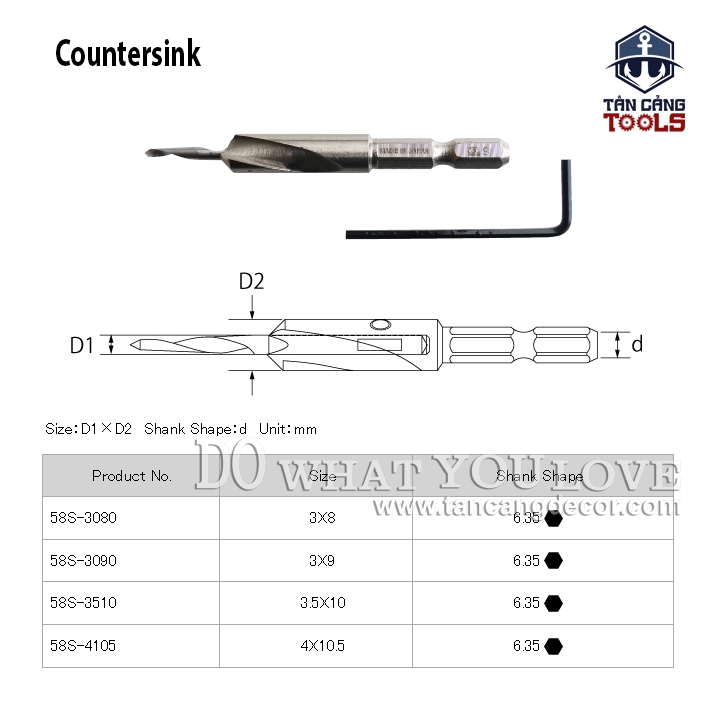 Bộ Mũi Khoan Âm Vít Và Mũi Khoét Chốt Gỗ Star M 4 x 10.5 x 10.5mm - Ảnh 2