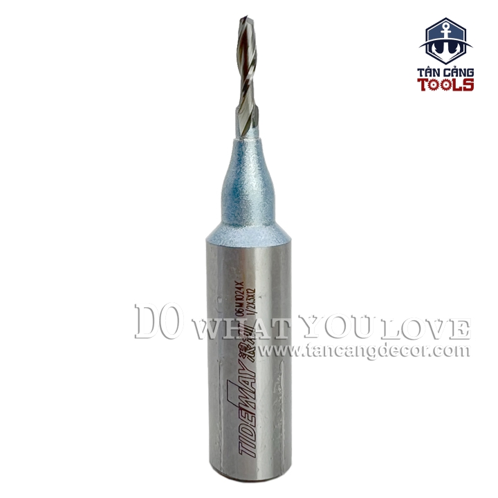 Mũi CNC TCT Xoắn Ốc Tideway 3 x 12 mm Cốt 12.7 mm - Ảnh 3