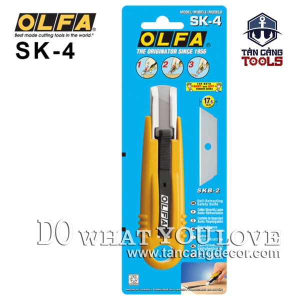 Dao Cắt Tự Rút 17.5 mm Olfa SK-4