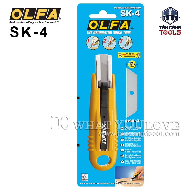 Dao Cắt Tự Rút 17.5 mm Olfa SK-4