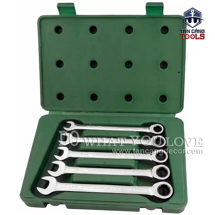 Bộ Cờ Lê Lắc Léo Tự Động 5 Chi Tiết Sata 09082 - Ảnh 2