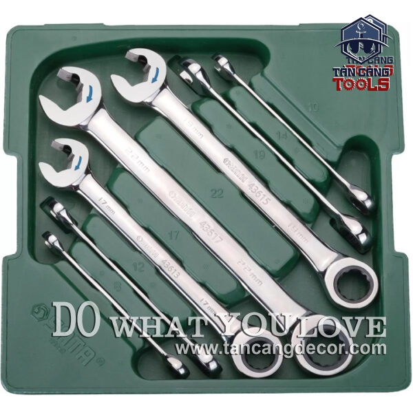 Alternative view of Bộ Cờ Lê Lắc Léo Tự Động 7 Chi Tiết Sata 09050