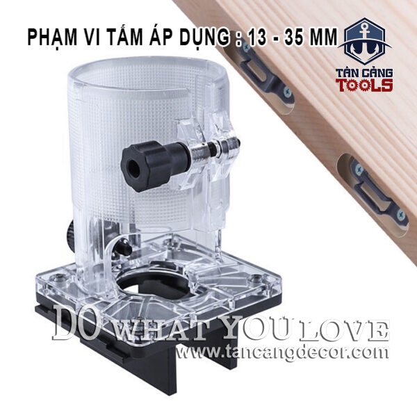Cử Hỗ Trợ Phay Cạnh Liên Kết Âm Dành Cho Máy Phay Cốt 6.35 mm