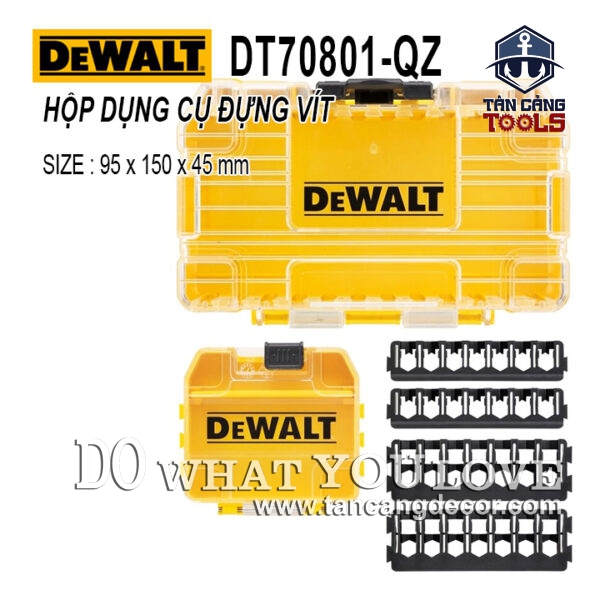 Hộp Đựng Linh Kiện ToughCase Dewalt DT70801-QZ