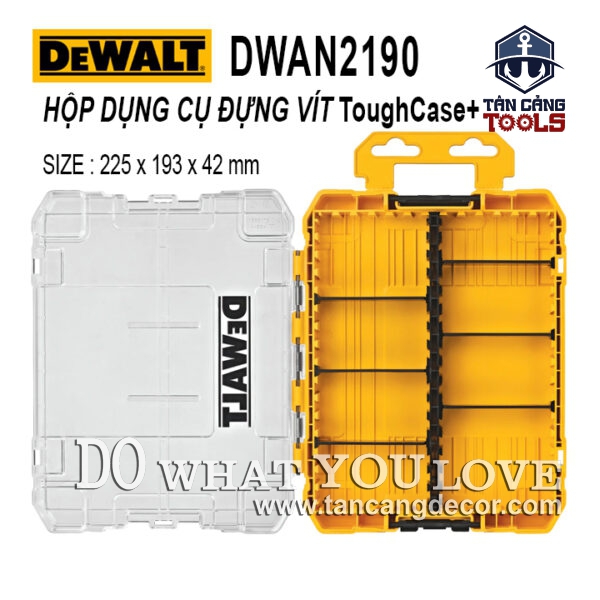 Hộp Đựng Linh Kiện ToughCase Dewalt DWAN2190