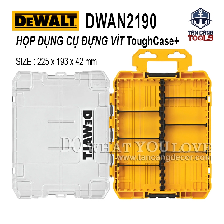 Hộp Đựng Linh Kiện ToughCase Dewalt DWAN2190