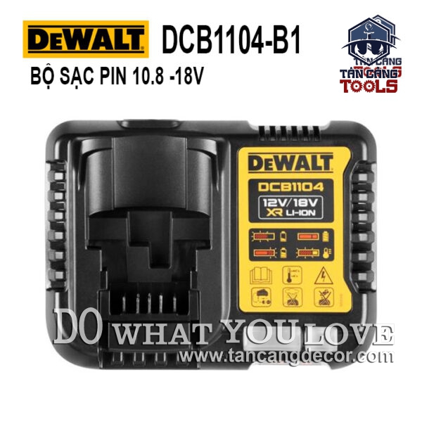 Sạc Pin 10.8V 18V DeWalt DCB1104-B1