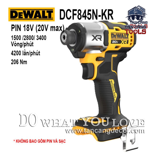 Máy Vặn Vít Dùng Pin DeWalt 20V DCF845N ( Thân Máy )