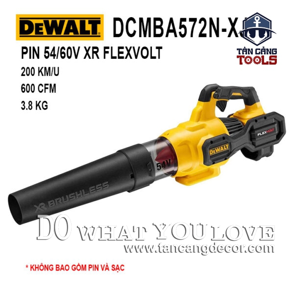 Máy Thổi Bụi Dùng Pin Flex Volt 54/60V DeWalt DCMBA572 - XJ ( Thân Máy )
