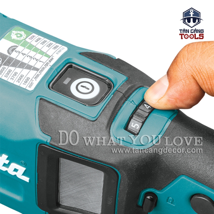 Máy Đánh Bóng Quỹ Đạo Tròn Dùng Pin Có 5 Cấp Điều Tốc Makita DPO500 ( Thân Máy ) - Ảnh 4