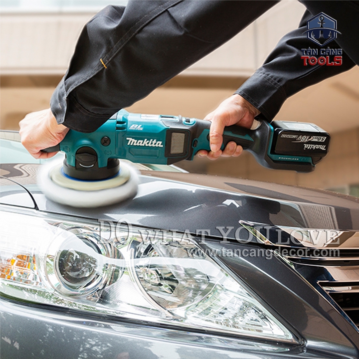 Máy Đánh Bóng Quỹ Đạo Tròn Dùng Pin Có 5 Cấp Điều Tốc Makita DPO500 ( Thân Máy ) - Ảnh 7
