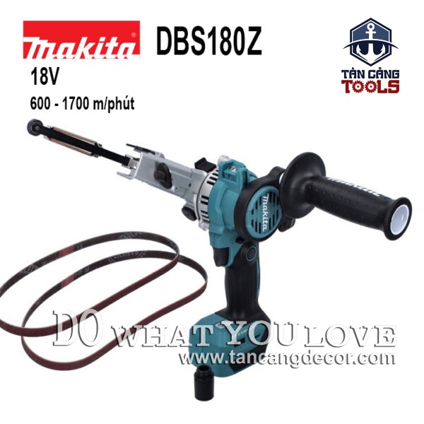 Máy Chà Nhám Băng 9 x 533 Mm Dùng Pin Makita 18V DBS180Z ( Thân Máy )