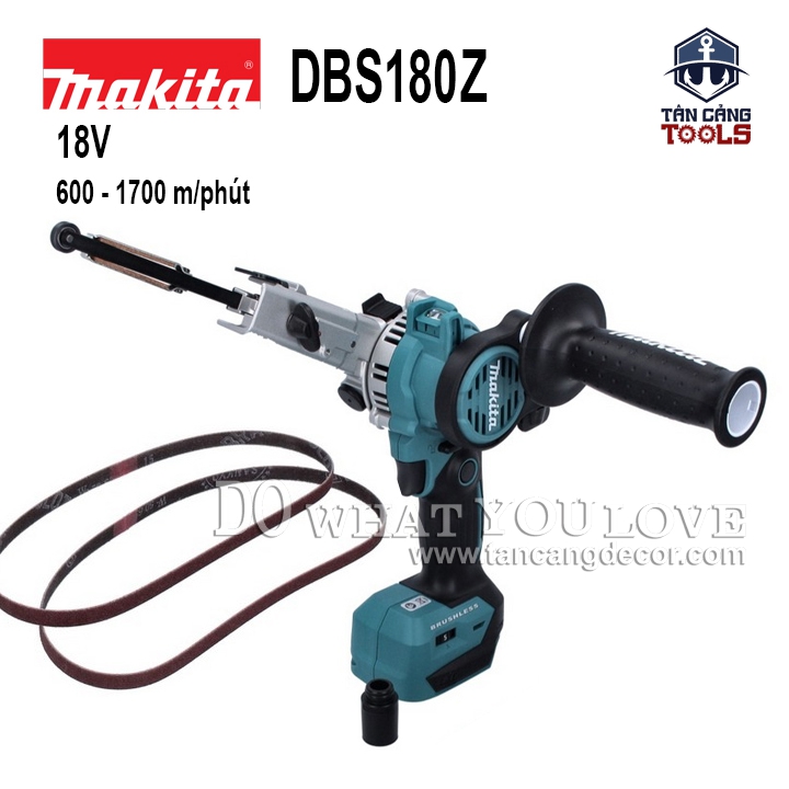 Máy Chà Nhám Băng 9 x 533 Mm Dùng Pin Makita 18V DBS180Z ( Thân Máy )