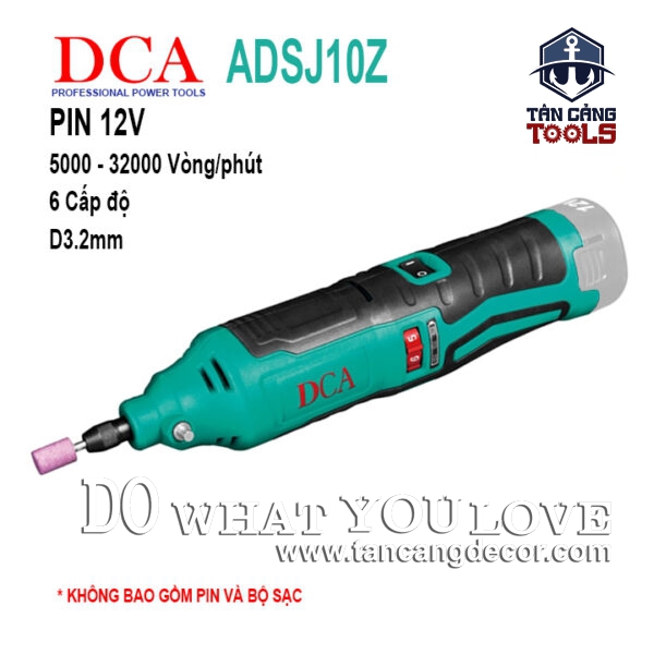 Máy Mài Khuôn Dùng Pin 12V DCA ADSJ10Z ( Thân Máy )