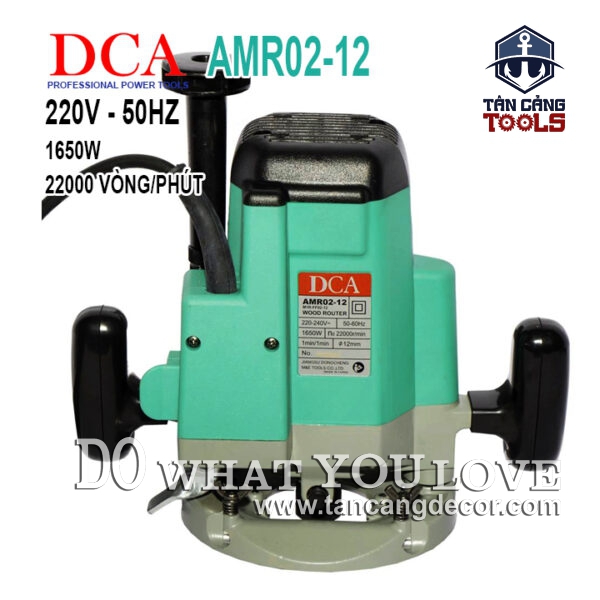 Máy Phay DCA AMR02-12 Cốt 12.7 mm 1850W