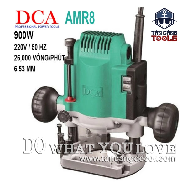 Máy Phay DCA AMR8 Cốt 6.35 mm 900W ( Dạng Máy Mini )