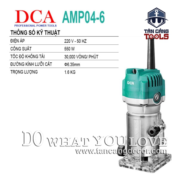 Alternative view of Máy Phay DCA AMP04-6 Cốt 6.35 mm 550W