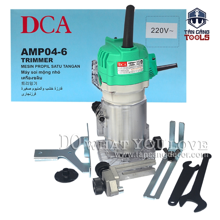Máy Phay DCA AMP04-6 Cốt 6.35 mm 550W - Ảnh 3