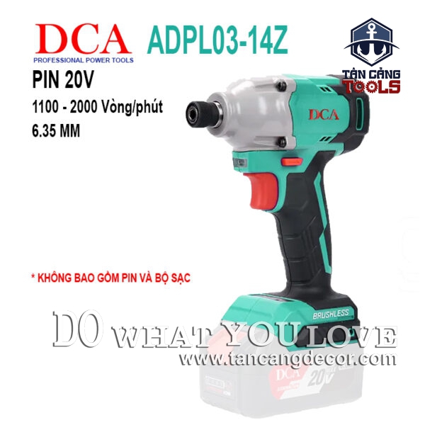 Máy Vặn Vít Dùng Pin DCA 20V ADPL03-14Z ( Thân Máy )