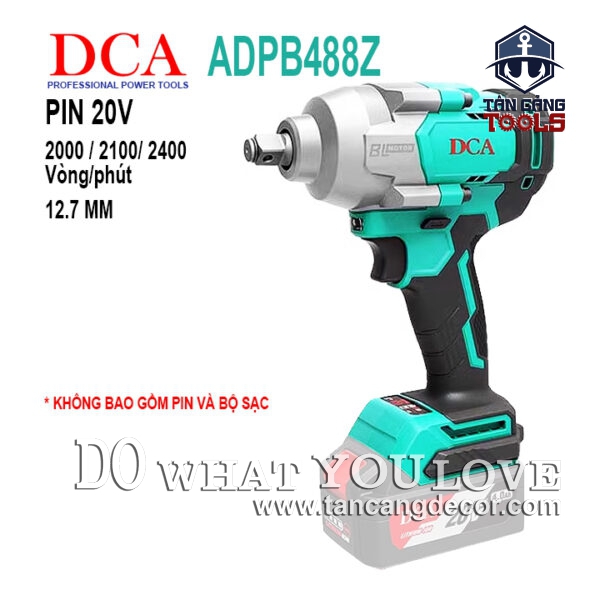 Máy Siết Bu Lông Dùng Pin DCA 20V ADPB488Z 1/2 Inches ( Thân Máy )