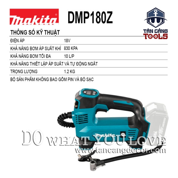 Alternative view of Máy Bơm Hơi Dùng Pin 18V Makita DMP180Z ( Thân Máy )