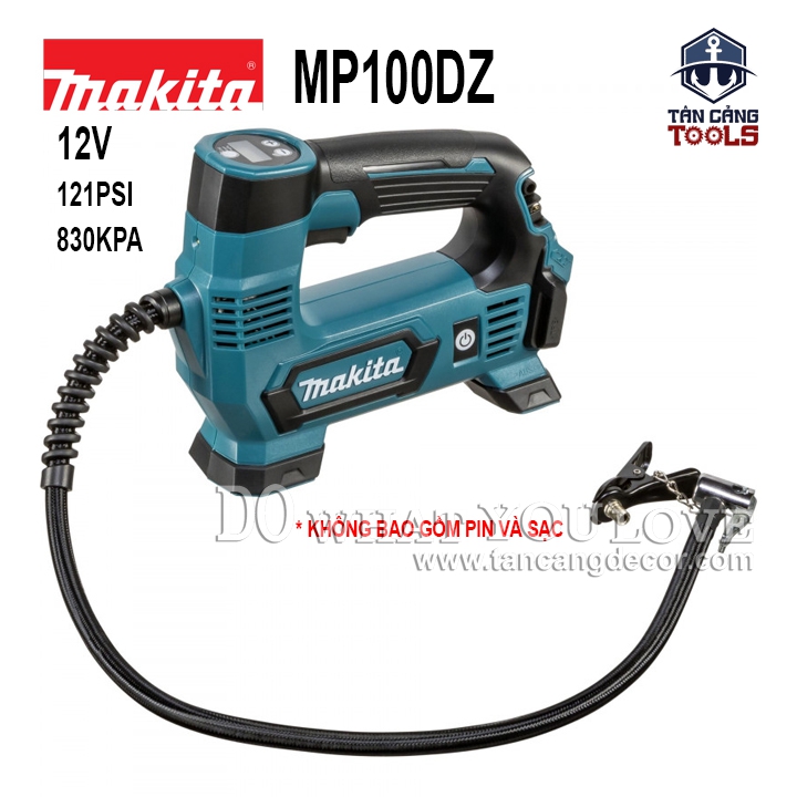 Máy Bơm Hơi Dùng Pin 12V Makita MP100DZ ( Thân Máy )