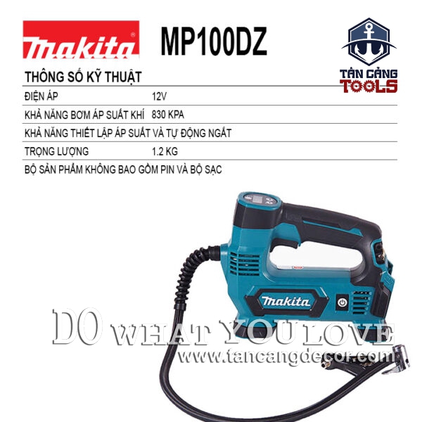 Alternative view of Máy Bơm Hơi Dùng Pin 12V Makita MP100DZ ( Thân Máy )