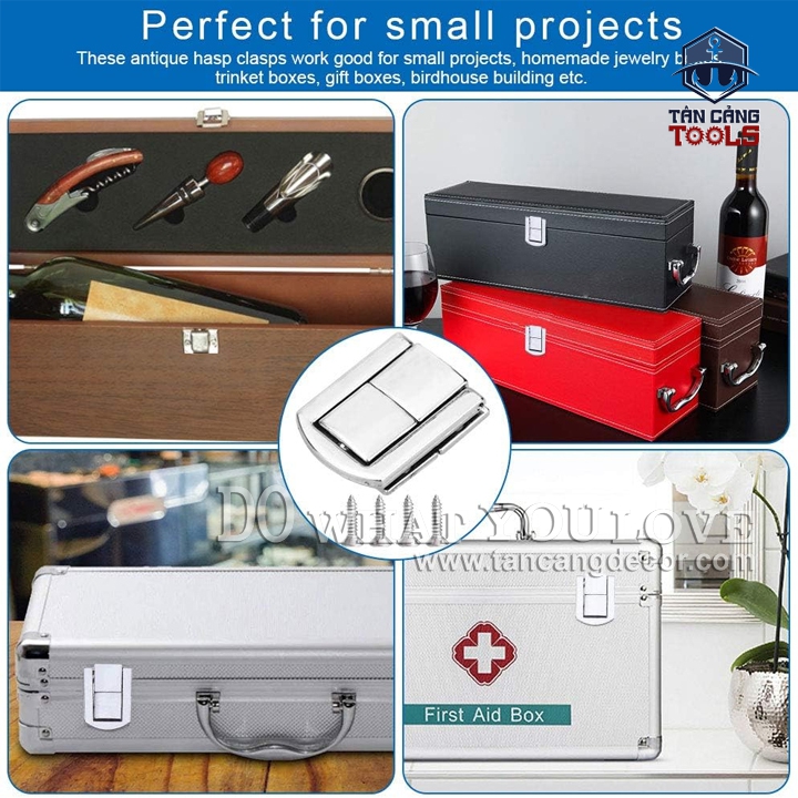 Khóa Hộp 40 Thép - KT: 3.2 x 4.3 cm - Ảnh 10