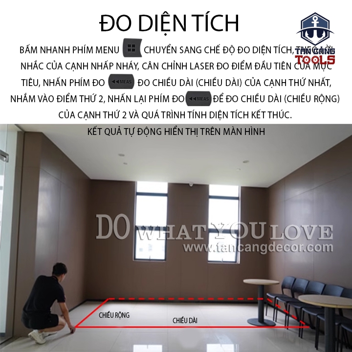 Thước Cuộn 5 Mét Kết Hợp Đo Khoảng Cách Điện Tử 50 Mét UNI-T LM50T ( Nhiều Tính Năng ) - Ảnh 11
