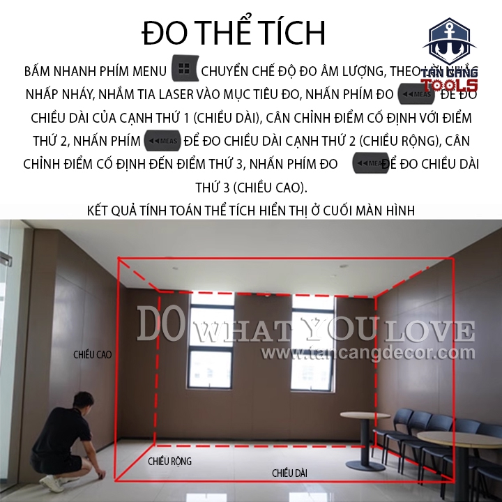 Thước Cuộn 5 Mét Kết Hợp Đo Khoảng Cách Điện Tử 50 Mét UNI-T LM50T ( Nhiều Tính Năng ) - Ảnh 12