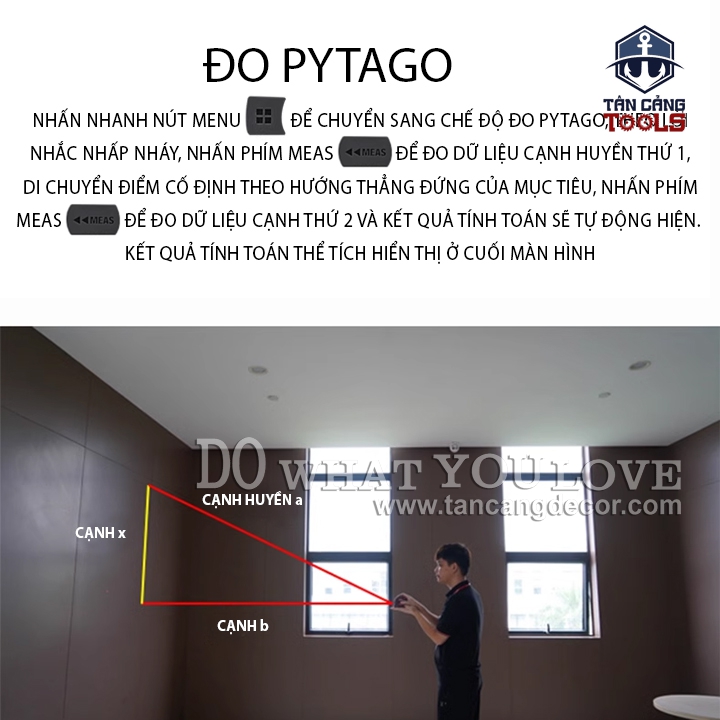 Thước Cuộn 5 Mét Kết Hợp Đo Khoảng Cách Điện Tử 50 Mét UNI-T LM50T ( Nhiều Tính Năng ) - Ảnh 13