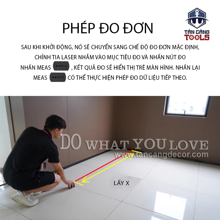 Thước Cuộn 5 Mét Kết Hợp Đo Khoảng Cách Điện Tử 50 Mét UNI-T LM50T ( Nhiều Tính Năng ) - Ảnh 9