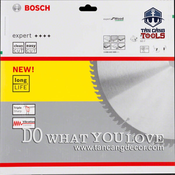 Alternative view of Lưỡi Cưa Gỗ Hợp Kim 235 x 30 mm x 60T Bosch 2608643000