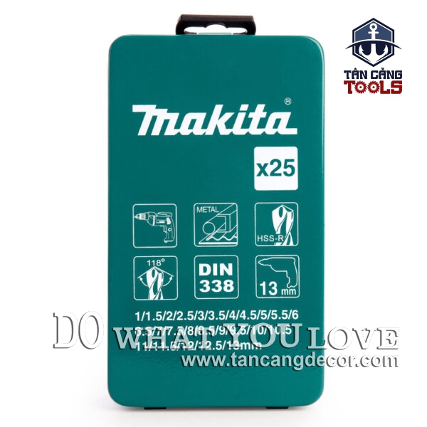 Alternative view of Bộ Mũi Khoan Kim Loại HSS-R 25 Chi Tiết Makita D-54097