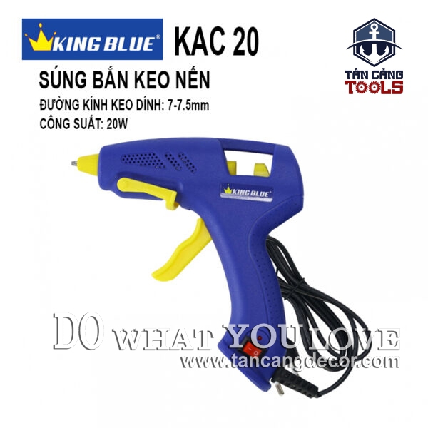 Súng Bắn Keo Nến Size Nhỏ KingBlue KAC20 20W
