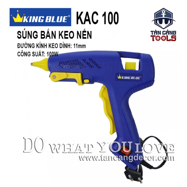 Súng Bắn Keo Nến Size Lớn KingBlue KAC100 100W