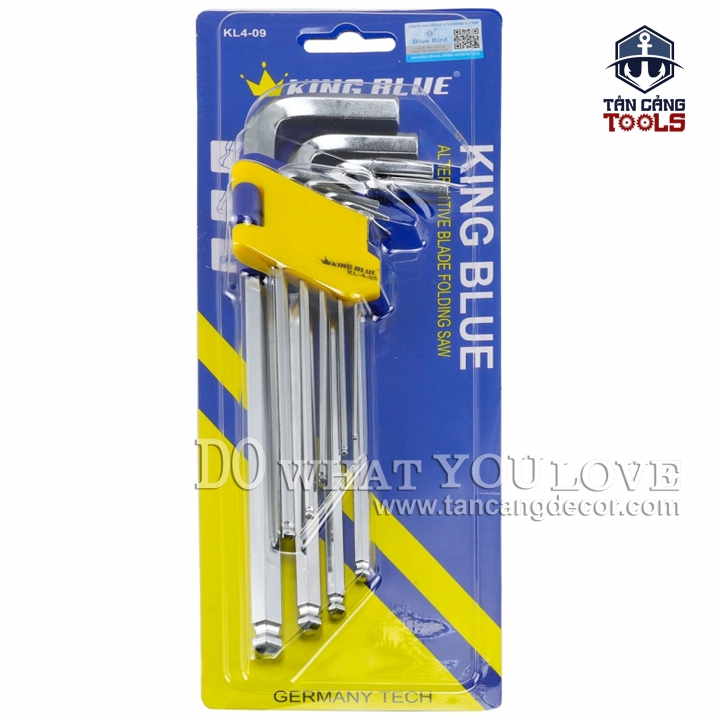 Bộ Lục Giác 9 Chi Tiết KingBlue KL4-09 ( Đầu Bi 1.5 - 10 mm ) - Ảnh 4