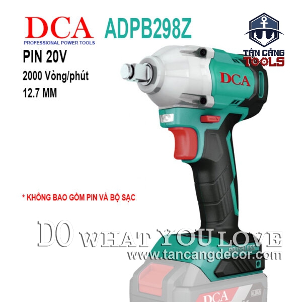 Máy Siết Bu Lông Dùng Pin DCA 20V ADPB298Z 1/2 Inches ( Thân Máy )