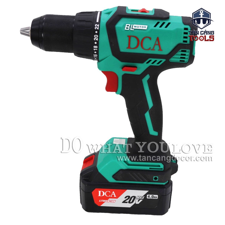 Combo Máy Khoan Vặn Vít Dùng Pin DCA 20V ADJZ04-13EM ( Thân Máy, 2 Pin 4.0Ah, Sạc Pin, Thùng Nhựa ) - Ảnh 3