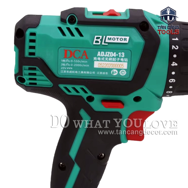 Combo Máy Khoan Vặn Vít Dùng Pin DCA 20V ADJZ04-13EM ( Thân Máy, 2 Pin 4.0Ah, Sạc Pin, Thùng Nhựa ) - Ảnh 4