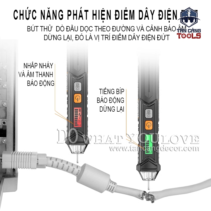 Bút Thử Điện Không Chạm Điện Tử 12V Đến 1000V Komax KMS-1 ( Phân Biệt Dây Nóng, Dây Nguội ) - Ảnh 6