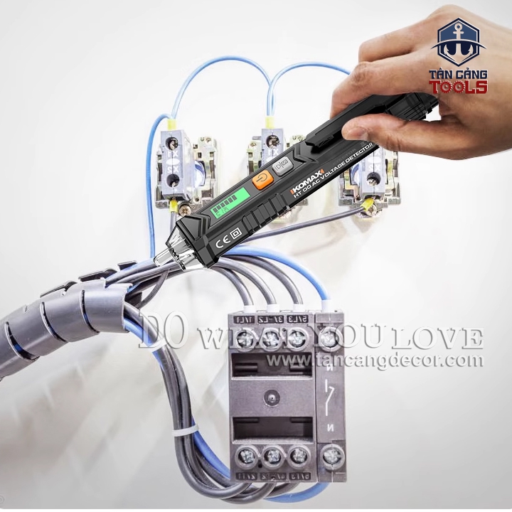 Bút Thử Điện Không Chạm Điện Tử 12V Đến 1000V Komax KMS-1 ( Phân Biệt Dây Nóng, Dây Nguội ) - Ảnh 9
