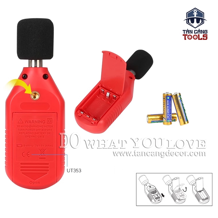 Máy Đo Tiếng Ồn Điện Tử UNI-T UT353 - Ảnh 4
