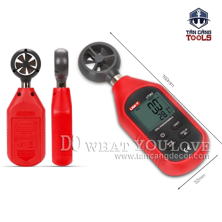 Máy Đo Vận Tốc Gió Điện Tử UNI-T UT363 - Ảnh 4