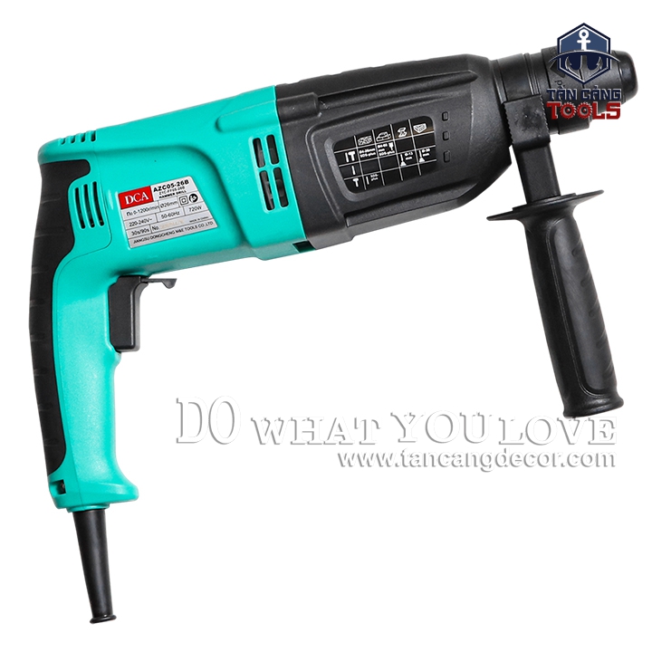 Máy Khoan Bê Tông 3 Chế Độ DCA AZC05-26B 720W - Ảnh 3