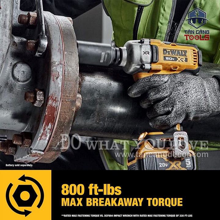 Máy Siết Bu Lông Dùng Pin DeWalt 18V DCF892N 1/2 Inches Đầu Bi ( Thân Máy ) - Ảnh 4